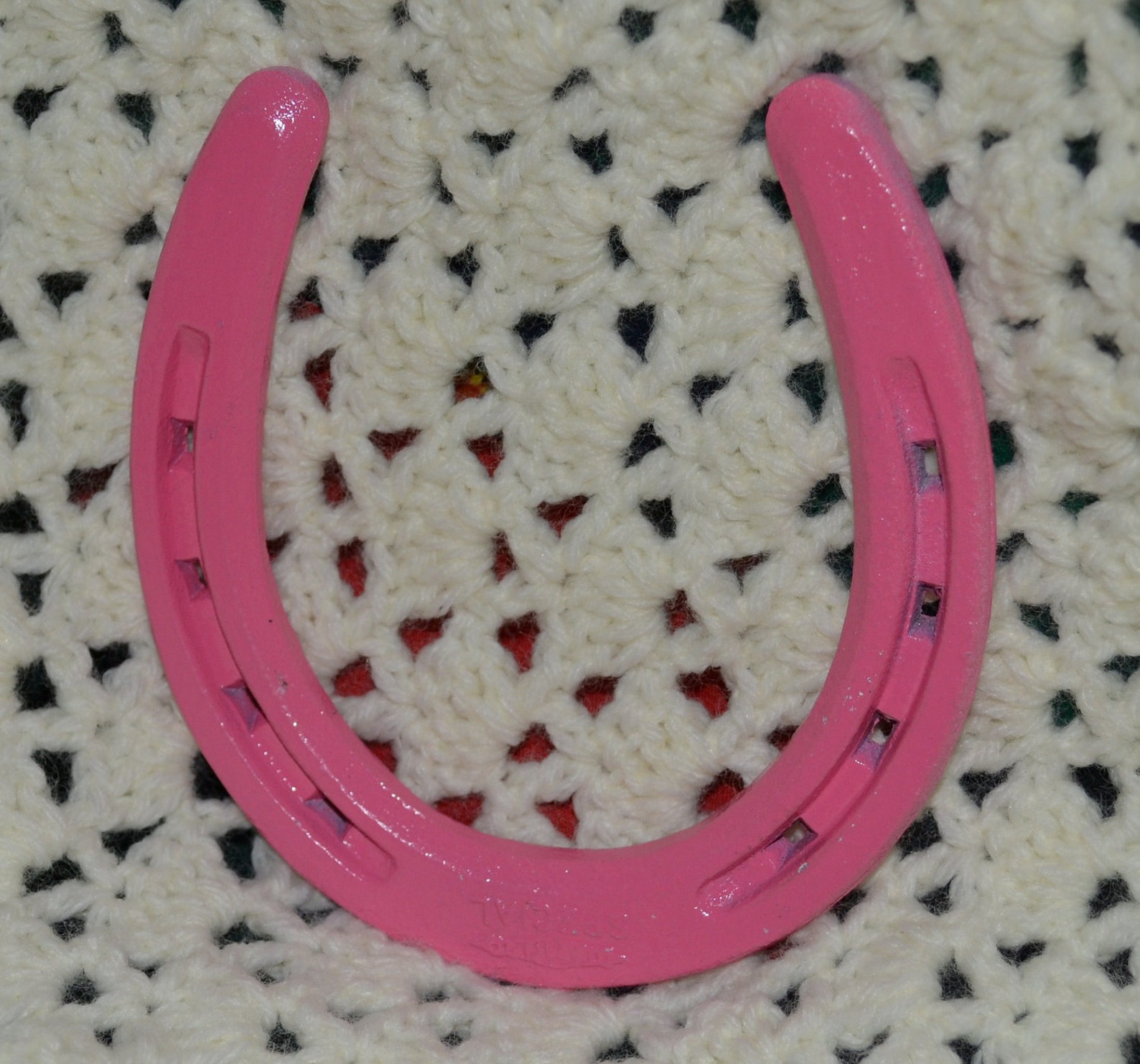 Lucky Pink Horseshoe Etsy