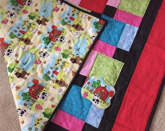 Down on the farm Baby Quilt