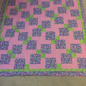 Field of Flowers Baby Quilt