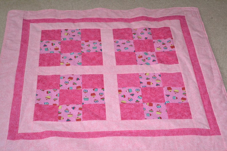 Cupcake Baby Quilt image 1