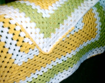 Lemon N Lime Baby Afghan