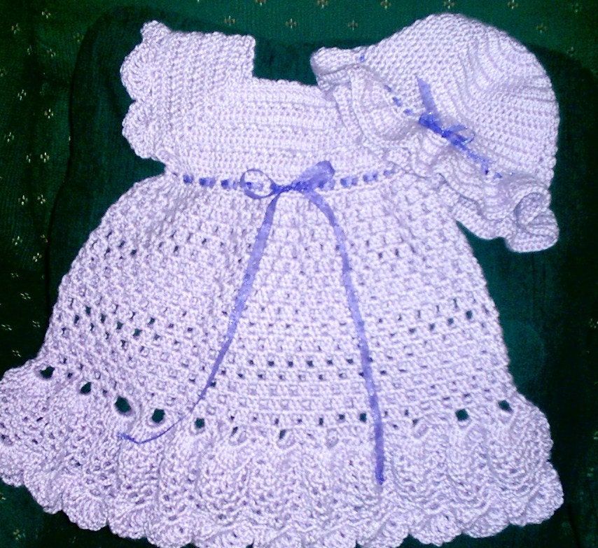 Girl's Lilac Pinafore Dress With Hat | Etsy