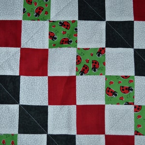 More Lady Bugs Changing Pad/Doll Quilt No. 113 image 4