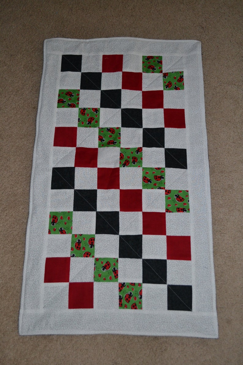 More Lady Bugs Changing Pad/Doll Quilt No. 113 image 3