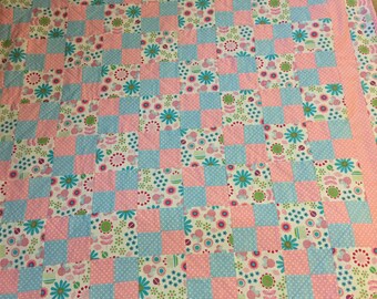 Infant Quilt with hidden Minnie Mouse