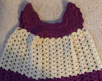 Crocheted infant dress