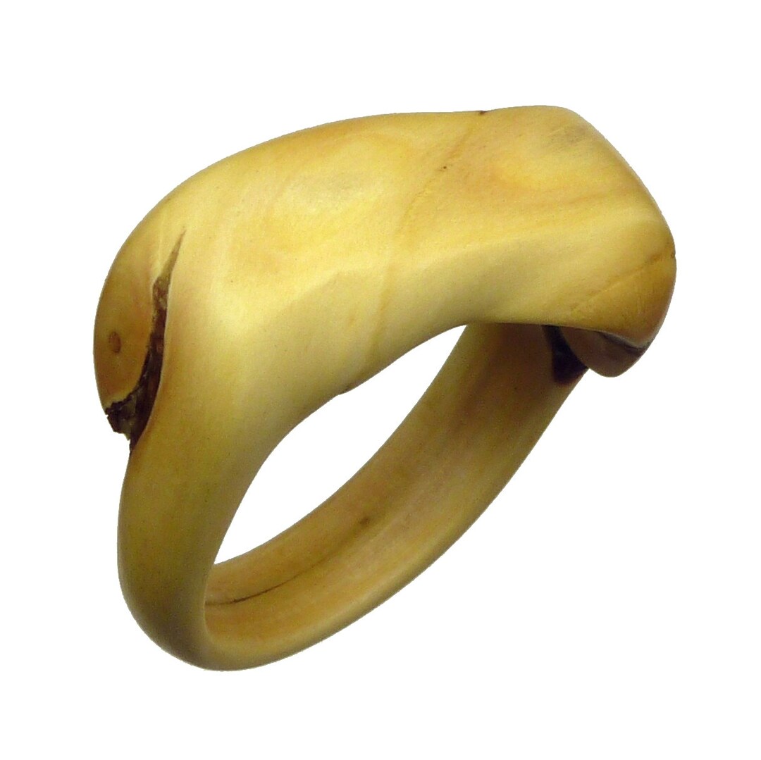 Edible Ring Sz.8.75 Grafted Wood Ring, Edible Dogwood, Ck1, Special Occasion Wear ...