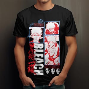 Anime Shirts Bleach T-Shirt für Männer Alle Größe Unisex Anime Shirt