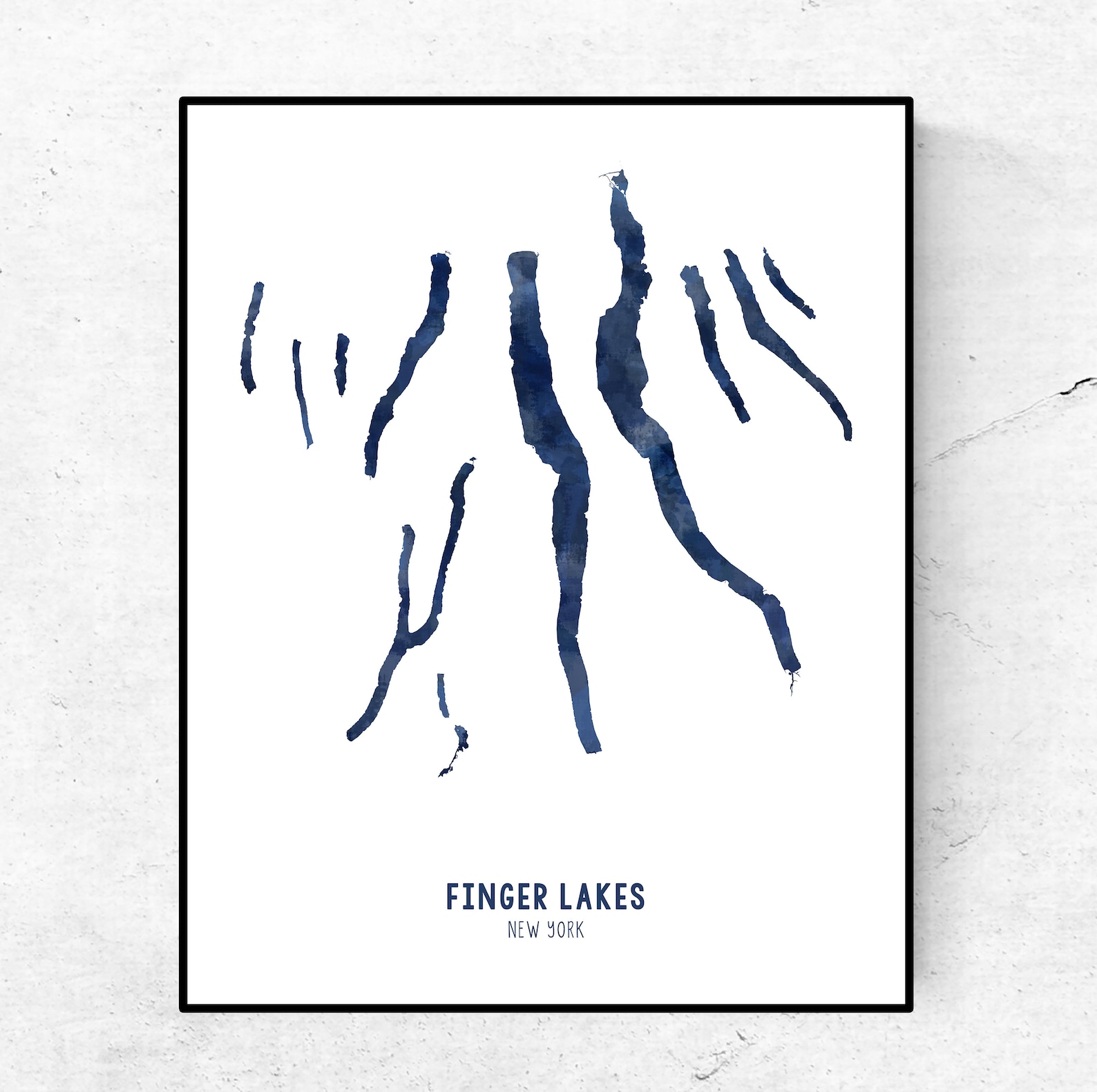 Finger Lakes Art Print Aerial Lake Art New York Lakes Etsy