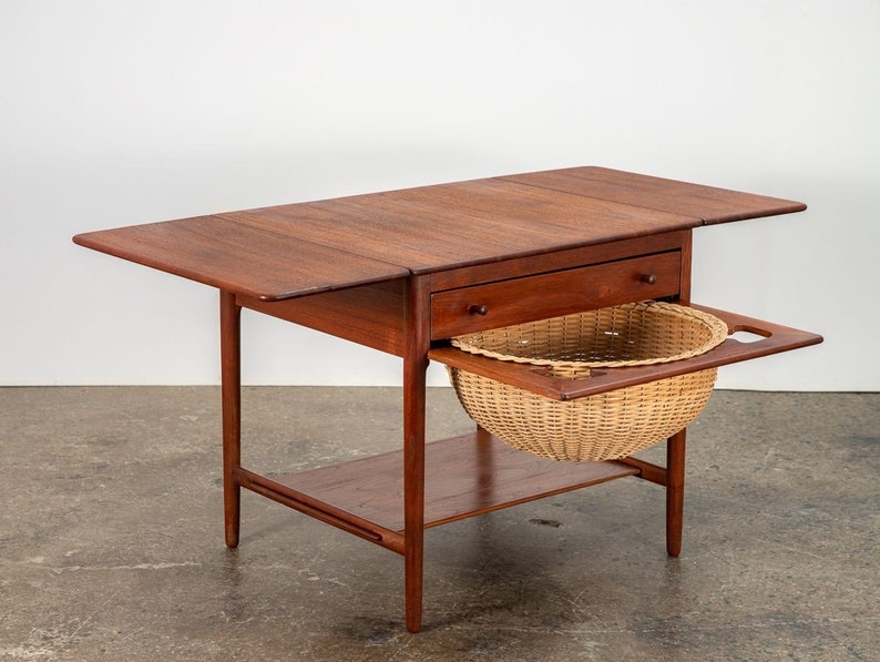 Hans Wegner Teak AT-33 Sewing Table image 5