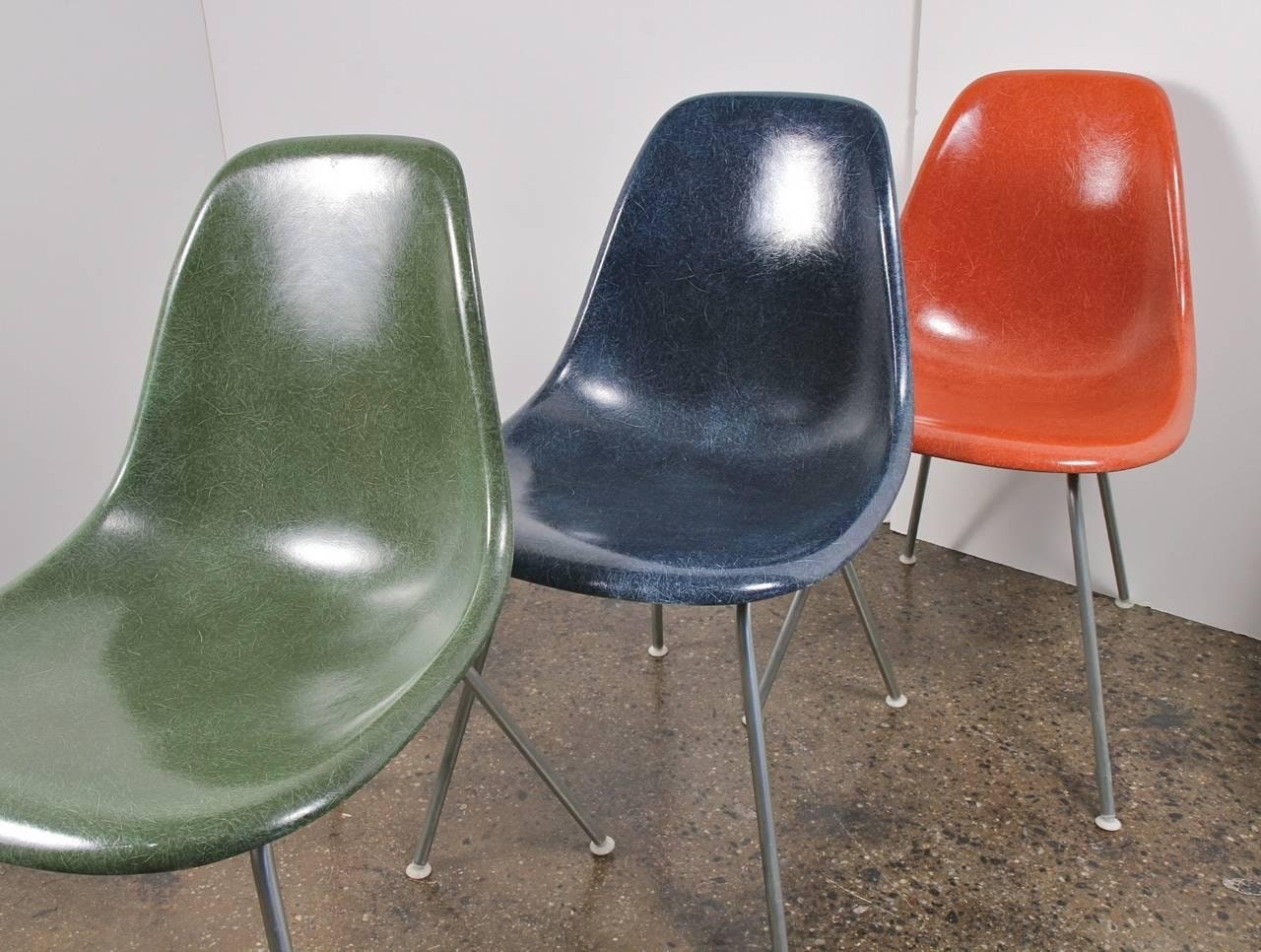 Original Eames Fiberglass Shell Chairs by Herman Miller - Etsy