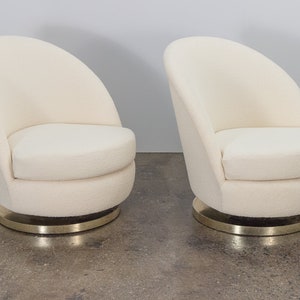 Milo Baughman Swivel Lounge Chairs image 2