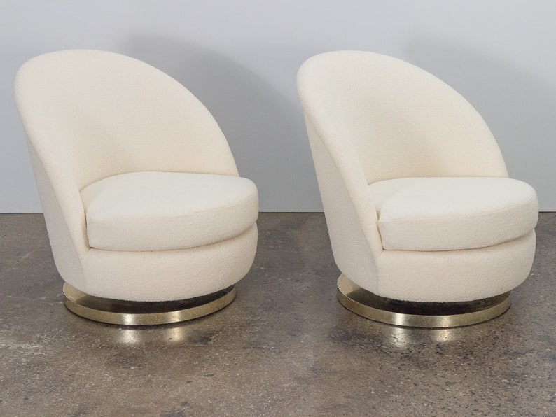 Milo Baughman Swivel Lounge Chairs image 2