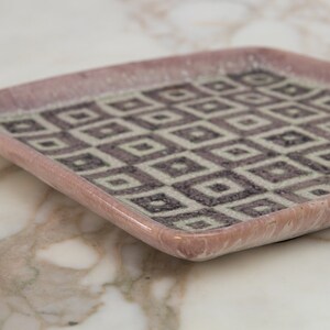 Guido Gambone Square Ceramic Tray image 6