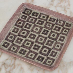 Guido Gambone Square Ceramic Tray image 3