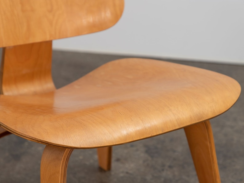Charles and Ray Eames for Herman Miller Early Birch LCW Chair image 6