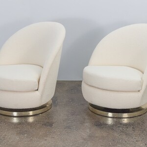 Milo Baughman Swivel Lounge Chairs image 3