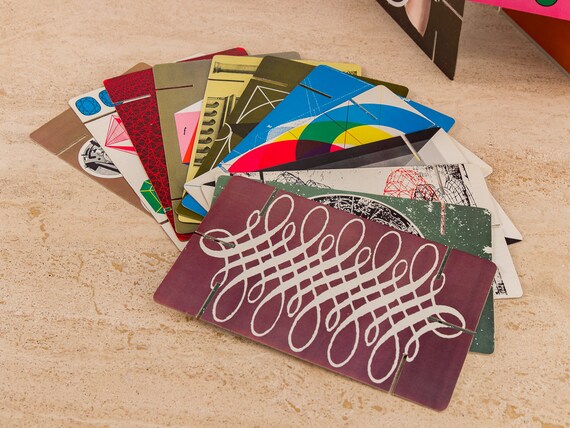 Original Vintage 1950s Eames Giant House of Cards - Etsy
