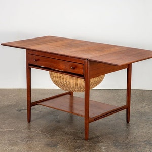 Hans Wegner Teak AT-33 Sewing Table image 1