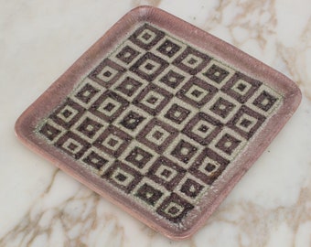 Guido Gambone Square Ceramic Tray