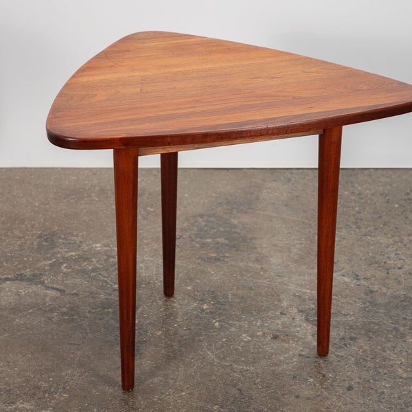 Triangular End Table Etsy