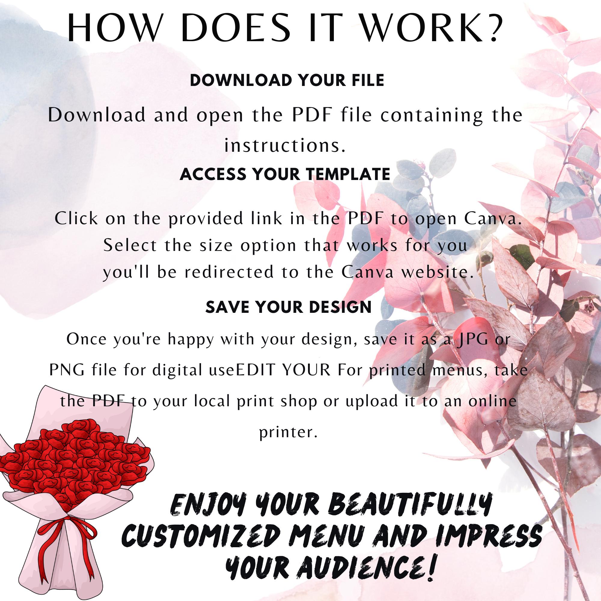 Printable Sandwich Menu | Custom Deli Menu | Restaurant Takeout Menu ...