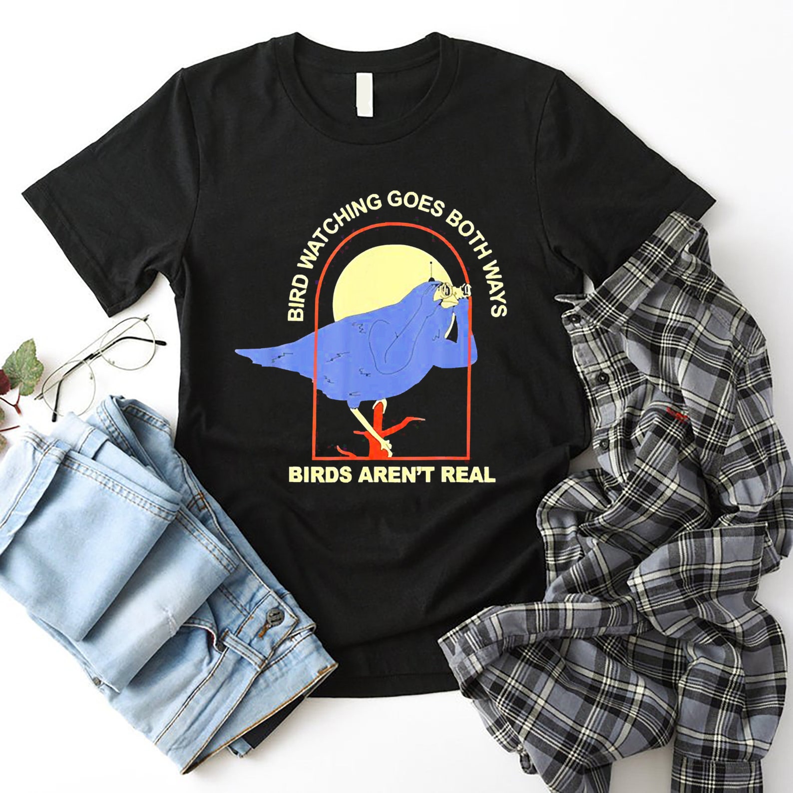 Bird Watching Goes Both Ways Shirt If It Flies It Spies - Etsy