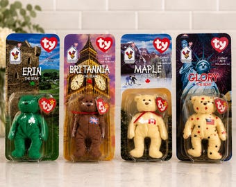 McDonald's TY Beanie Babies International Bears Set: 1999 Vintage Collectibles