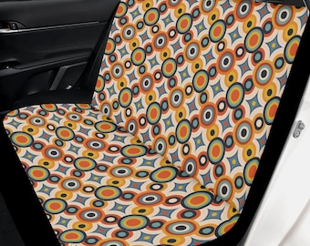 Custom Car Back Seat Covers: Soft Polyester-Spandex Blend, Universal Fit