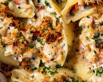 Cremiges Muscheln-Gefülltes Rezept | Digitales Abendessen Rezept PDF