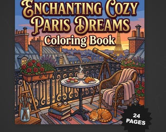 Verzaubernde Gemütliche Paris Träume Pariser Lebenskunst 24 Seiten Bold Printable PDF Digital Download