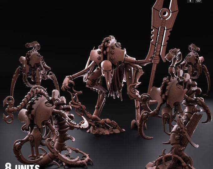 Featured listing image: Tomb World Kill Squad | 3d Printed Tabletop Miniatures