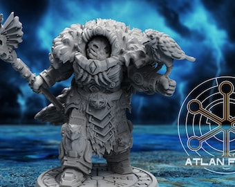 Einherjar Storm Priest | 3d Printed Tabletop Wargame Miniature