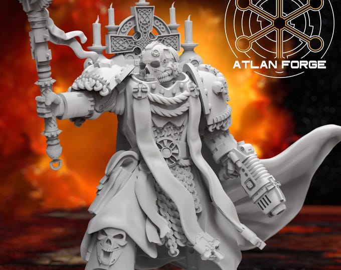 Featured listing image: Templar Inquisitor | 3d Printed Tabletop Miniatures