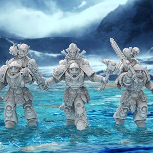 Asgardian Knights Pack Hunters | 3d Printed Tabletop Wargame Miniatures