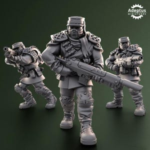 32 man Sunscorch Regiment Guard Squad | 3d Printed Tabletop Miniatures
