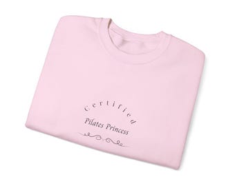 Pilates Sweatshirt: Unisex Cozy Crewneck for Mindful Movement
