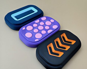 SlimSlider - 3Dプリント製マグネット式フィジェットスライダー