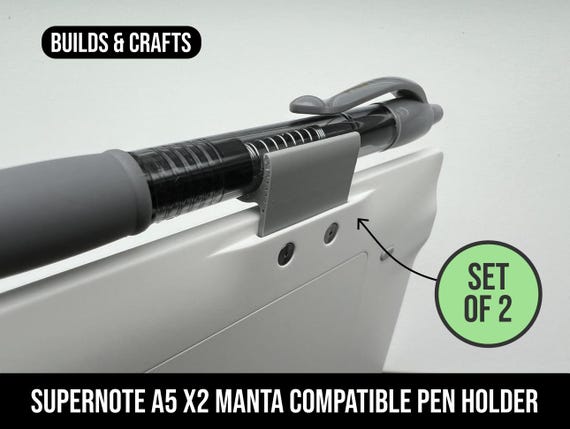 Pen Holder Clips for Supernote A5 X2 Manta (Set of 2)