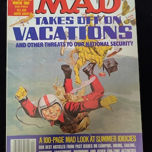 Vintage MAD Magazine SUPER SPECIAL Takes Off On Vacations        Winter 1982