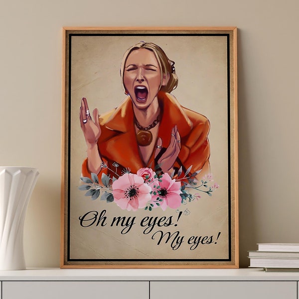 Phoebe Buffay 'Oh My Eyes' Art Print: Friends Fan Gift (Digital Download)