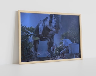 ジュラシックパーク　アートプリントポスター Amazon.co.jp: ジュラシック・パーク アートパネル キャンバス