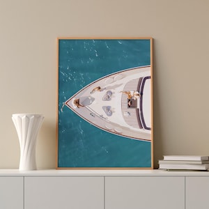 Luxusyacht Poster: Retro Fashion Print (Digitaler Download)