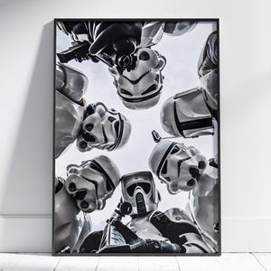 Funny Stormtrooper Print: Star Wars Bathroom Wall Art (Digital Download)