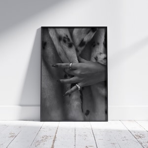 Luxury AestheticPrint,  Black And White, Retro Digital Download Print, Minimalist Black and White Wall Art, Y2K