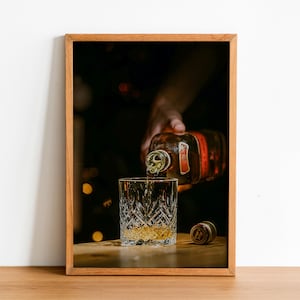 Whisky Print, Bar Cart Print, Cocktail Wall Art, Vintage Bar Decor, Alcohol Poster, Printable Wall Art, English Pub Decor
