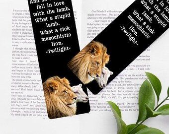 Twilight by Stephenie Meyer – Lion and Lamb Bookmark