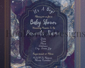 Astrologie-Babyparty einladen