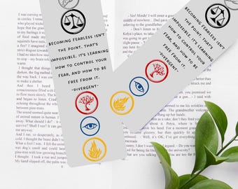 Divergent Factions Bookmark