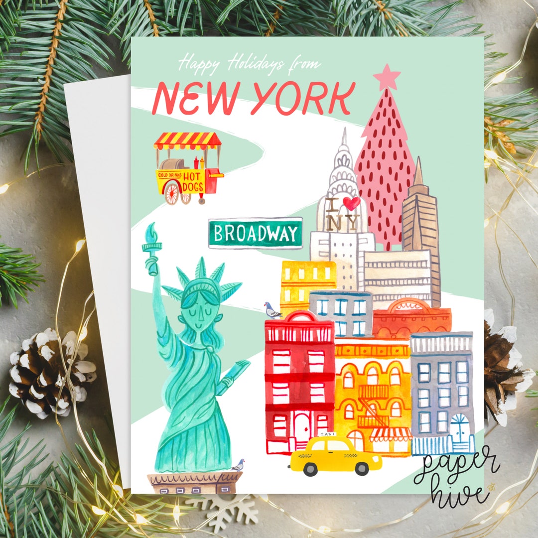 Nyc Christmas Cards 